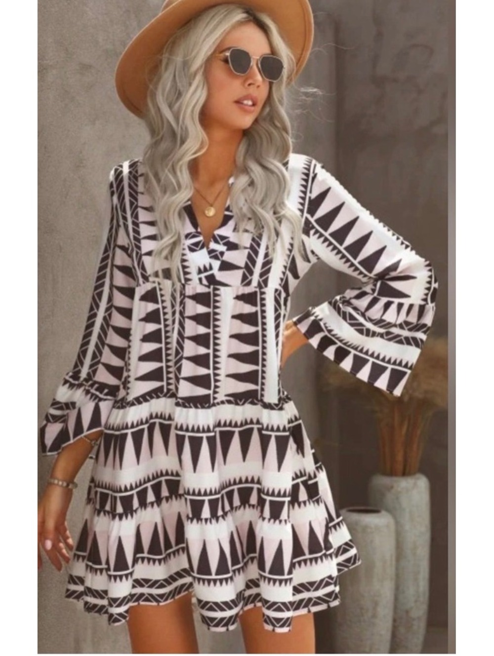 Aztec Western-style dress, Women’s  size L.